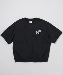 kaoyorinakami（カオヨリナカミ）の「KN sweat half tee / カオヨリナカミハーフスウェットTシャツ（Tシャツ/カットソー）」