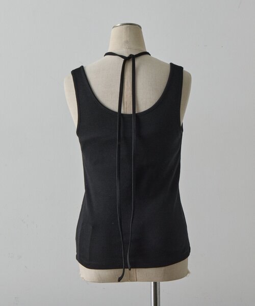 goocy（グーシー）の「カップ付きコードリボンタンクトップ（キャミソール・レディース・ブラック/ホワイト系その他・FREE）」の18枚目の写真