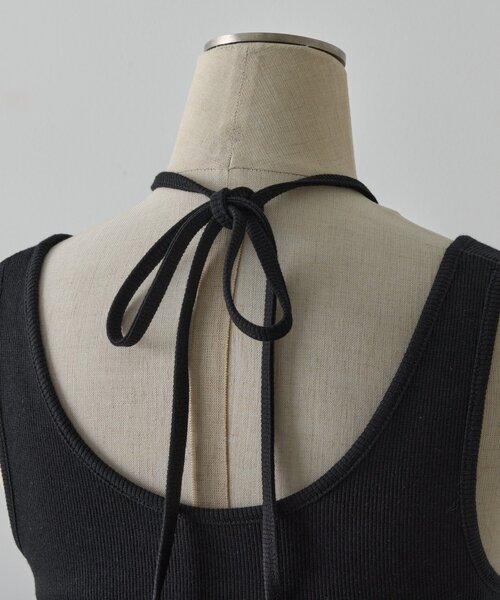 goocy（グーシー）の「カップ付きコードリボンタンクトップ（キャミソール・レディース・ブラック/ホワイト系その他・FREE）」の19枚目の写真