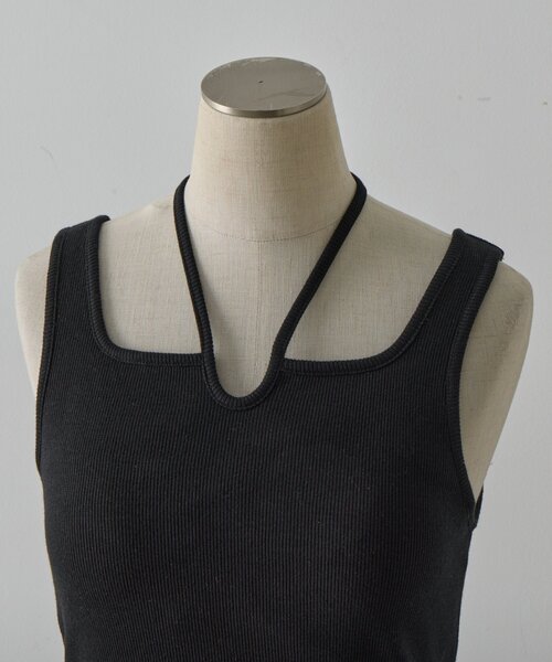 goocy（グーシー）の「カップ付きコードリボンタンクトップ（キャミソール・レディース・ブラック/ホワイト系その他・FREE）」の20枚目の写真