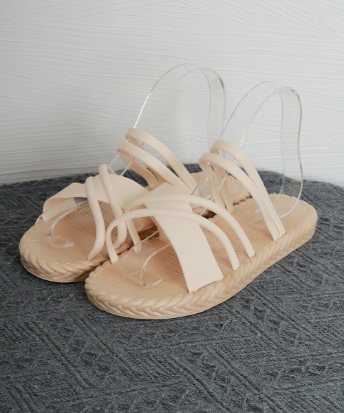 Miniministore(ミニミニストア)の「クロスベルトサンダル レディース 夏(サンダル・レディース・ブラック/アイボリー・L/S/M)」の14枚目の写真