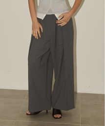 【CITY TOKYO/シティートウキョウ】Belt Tuck Pants/ベルトタックパンツ/ワイドパンツ