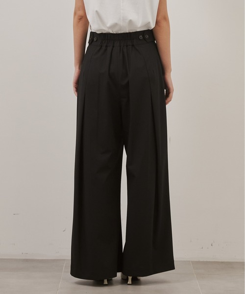 CITY TOKYO(シティトウキョウ)の「【CITY TOKYO/シティートウキョウ】Belt Tuck Pants/ベルトタックパンツ/ワイドパンツ(スラックス・レディース・ネイビー/グレー・1/2)」の17枚目の写真