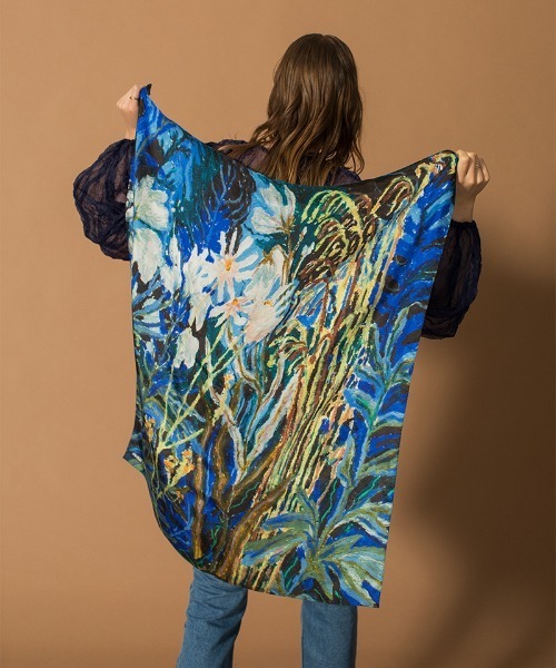 【leinwande】Molley May Furoshiki Silk Scarf