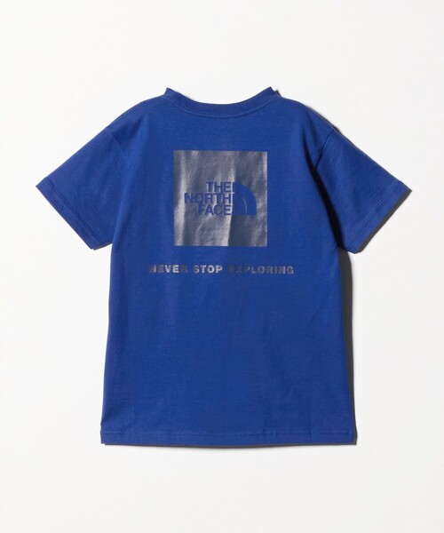 THE NORTH FACE（ザノースフェイス）の「＜THE NORTH FACE＞ショートスリーブ バックスクエア ロゴTシャツ / キッズ  130cm-160cm（Tシャツ/カットソー・キッズ・ブラック/ホワイト/ロイヤルブルー・160cm/140cm/150cm/130cm）」の8枚目の写真