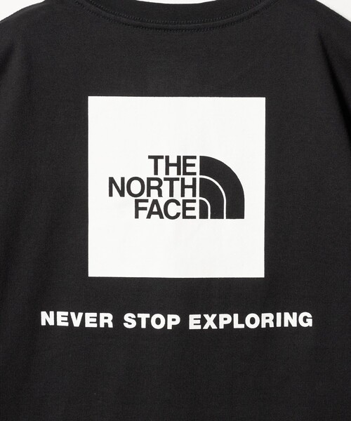 THE NORTH FACE（ザノースフェイス）の「＜THE NORTH FACE＞ショートスリーブ バックスクエア ロゴTシャツ / キッズ  130cm-160cm（Tシャツ/カットソー・キッズ・ブラック/ホワイト/ロイヤルブルー・160cm/140cm/150cm/130cm）」の5枚目の写真