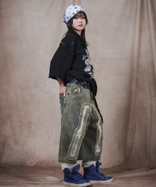 GALFY(ガルフィー)の「GALFY-バチバチピアスTee(Tシャツ/カットソー・メンズ・チャコール/その他1/ブラック・L/XL)」の12枚目の写真