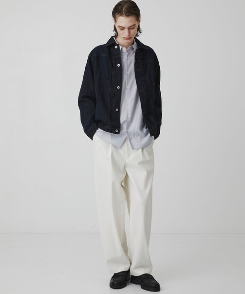 UNITED TOKYO（ユナイテッドトウキョウ）の「【新作/SETUP可】オーバーダイデニム ジャケット（デニムジャケット・メンズ・ブラック/ダークインディゴブルー・1/2）」の4枚目の写真