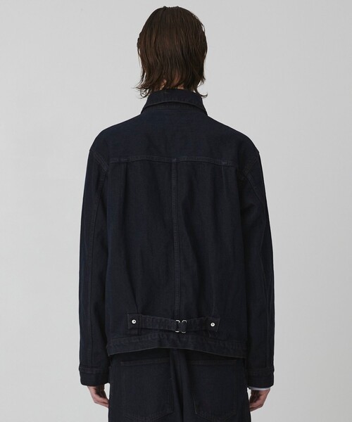 UNITED TOKYO（ユナイテッドトウキョウ）の「【新作/SETUP可】オーバーダイデニム ジャケット（デニムジャケット・メンズ・ブラック/ダークインディゴブルー・1/2）」の7枚目の写真