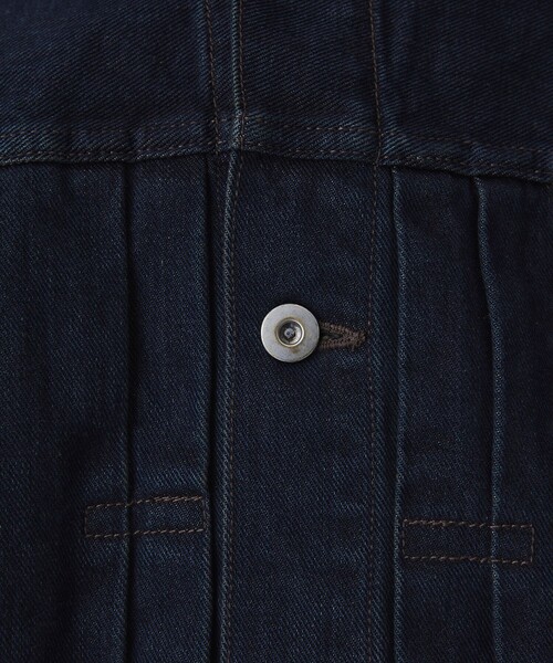 UNITED TOKYO（ユナイテッドトウキョウ）の「【新作/SETUP可】オーバーダイデニム ジャケット（デニムジャケット・メンズ・ブラック/ダークインディゴブルー・1/2）」の9枚目の写真