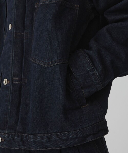 UNITED TOKYO（ユナイテッドトウキョウ）の「【新作/SETUP可】オーバーダイデニム ジャケット（デニムジャケット・メンズ・ブラック/ダークインディゴブルー・1/2）」の11枚目の写真