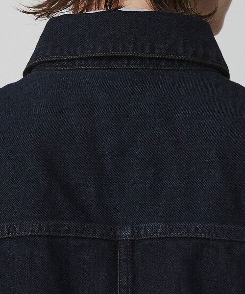 UNITED TOKYO（ユナイテッドトウキョウ）の「【新作/SETUP可】オーバーダイデニム ジャケット（デニムジャケット・メンズ・ブラック/ダークインディゴブルー・1/2）」の13枚目の写真