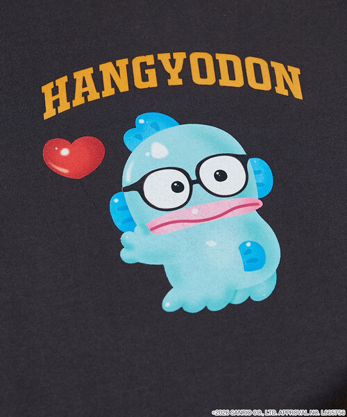 PUBLUX(パブリュクス)の「PUBLUX/パブリュクス ”SANRIO CHARACTERS/サンリオキャラクターズ” 眼鏡 カレッジ風 プリントTシャツ 限定展開(Tシャツ/カットソー・レディース・ブラック/ピンク/ライトグレー/ネイビー/オフホワイト/チャコールグレー・フリ-)」の20枚目の写真