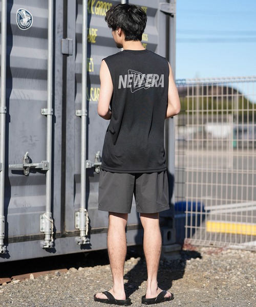 NEW ERA(ニューエラ)の「NEW ERA/ニューエラ タンクトップ スリーブレス テック Tシャツ パフォーマンスアパレル 吸汗速乾 UVカット 抗菌 14744551/14744552(タンクトップ・メンズ・ホワイト/ブラック・XXL/XL/L/M)」の19枚目の写真