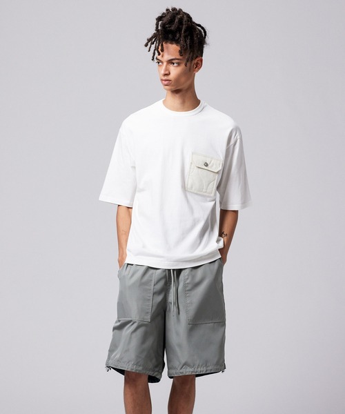 TAION(タイオン)の「【TAION(タイオン)】〈ユニセックス〉ノンダウン ミリタリー フラップポケット Tシャツ(Tシャツ/カットソー・メンズ・ブラック/ホワイト系2/ホワイト系1/ダークオリーブ/ダークカーキ/ダークグリーン系/ダークネイビー・M/S/3XL/2XL/XL/L)」の15枚目の写真
