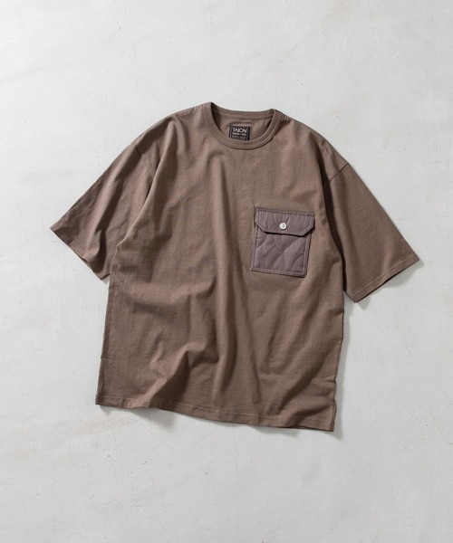 TAION(タイオン)の「【TAION(タイオン)】〈ユニセックス〉ノンダウン ミリタリー フラップポケット Tシャツ(Tシャツ/カットソー・メンズ・ブラック/ホワイト系2/ホワイト系1/ダークオリーブ/ダークカーキ/ダークグリーン系/ダークネイビー・M/S/3XL/2XL/XL/L)」の21枚目の写真
