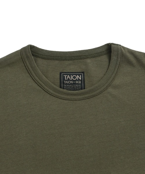 TAION(タイオン)の「【TAION(タイオン)】〈ユニセックス〉ノンダウン ミリタリー フラップポケット Tシャツ(Tシャツ/カットソー・メンズ・ブラック/ホワイト系2/ホワイト系1/ダークオリーブ/ダークカーキ/ダークグリーン系/ダークネイビー・M/S/3XL/2XL/XL/L)」の9枚目の写真