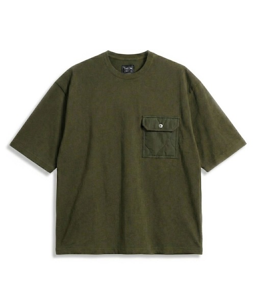 TAION(タイオン)の「【TAION(タイオン)】〈ユニセックス〉ノンダウン ミリタリー フラップポケット Tシャツ(Tシャツ/カットソー・メンズ・ブラック/ホワイト系2/ホワイト系1/ダークオリーブ/ダークカーキ/ダークグリーン系/ダークネイビー・M/S/3XL/2XL/XL/L)」の12枚目の写真