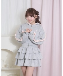 BUNNY APARTMENT（バニーアパートメント）の「カラーフリルパーカーセットアップ（セットアップ）」