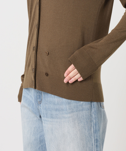 plage(プラージュ)の「LE PETIT PULLE / ル プティ プレ 別注 VN カーディガン(カーディガン/ボレロ・レディース・ブラウン系その他・FREE)」の14枚目の写真