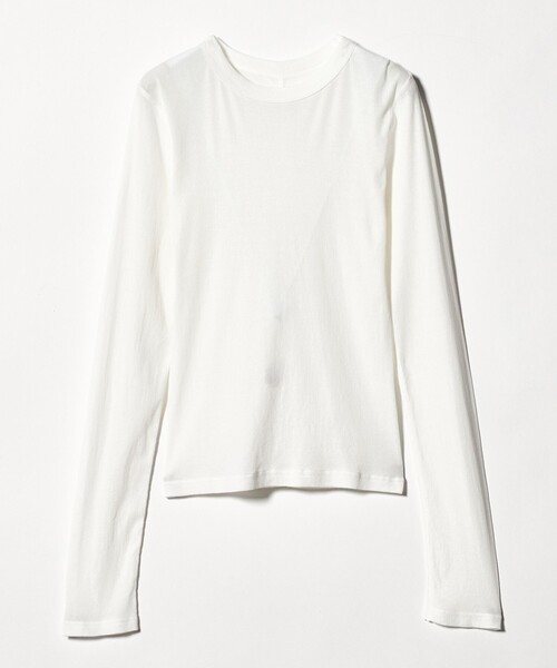 Pheeta(フィータ)の「<Pheeta>Hedy ロングスリーブ カットソー / 015C-CU10(Tシャツ/カットソー・レディース・ライトグレー/ダークブラウン・FREE)」の14枚目の写真