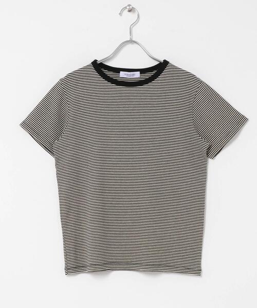 URBAN RESEARCH Sonny Label(アーバンリサーチサニーレーベル)の「ジャガードアソートコンパクトTシャツ(Tシャツ/カットソー・レディース・ブルー系その他/オートミール/ブラック系その他/グレー・FREE)」の21枚目の写真