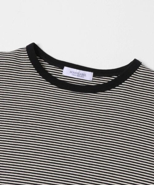 URBAN RESEARCH Sonny Label(アーバンリサーチサニーレーベル)の「ジャガードアソートコンパクトTシャツ(Tシャツ/カットソー・レディース・ブルー系その他/オートミール/ブラック系その他/グレー・FREE)」の22枚目の写真