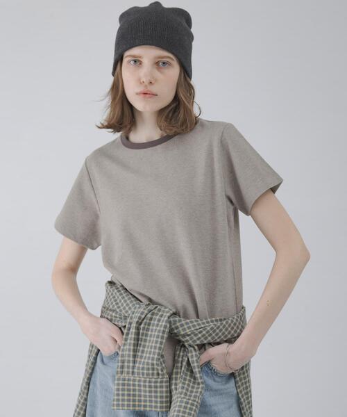 URBAN RESEARCH Sonny Label(アーバンリサーチサニーレーベル)の「ジャガードアソートコンパクトTシャツ(Tシャツ/カットソー・レディース・ブルー系その他/オートミール/ブラック系その他/グレー・FREE)」の22枚目の写真