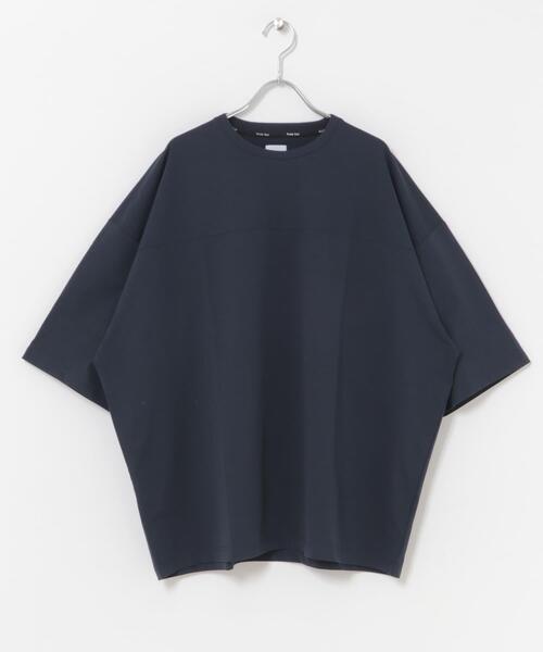 URBAN RESEARCH（アーバンリサーチ）の「Wide Dad　BREEZY TECH SHORT-SLEEVE T-SHIRTS（Tシャツ/カットソー・メンズ・ネイビー/ブラック・2/1）」の8枚目の写真