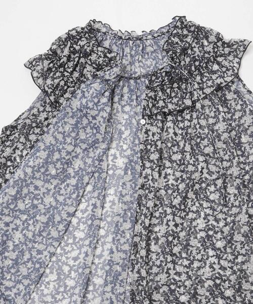 URBAN RESEARCH ROSSO WOMEN(アーバンリサーチ ロッソ)の「フラワープリントフリルブラウス(シャツ/ブラウス・レディース・イエロー/ネイビー/グレー・FREE)」の20枚目の写真