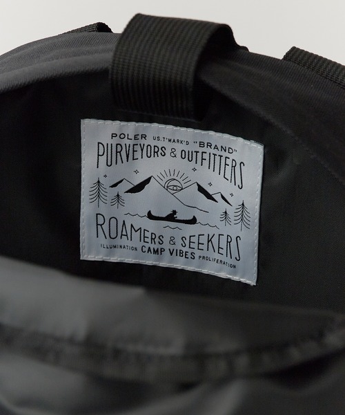 POLeR（ポーラー）の「POLeR/ポーラー DAYPACK2.0 大容量 カジュアル 2026年春夏（バックパック/リュック・メンズ・カモフラージュ/ブラック・ONE SIZE）」の5枚目の写真
