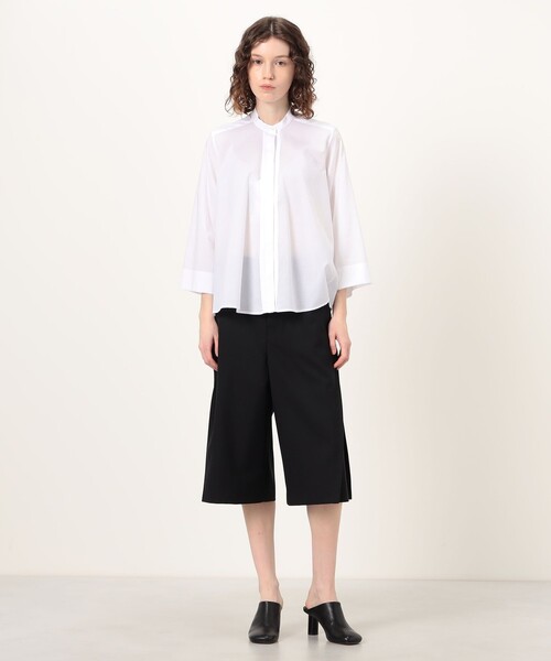 BOURRIENNE ParisX(ブリエンヌパリディス)の「BOURRIENNE VAPOREUSE コットンシャツ(シャツ/ブラウス・レディース・ホワイト・36)」の2枚目の写真
