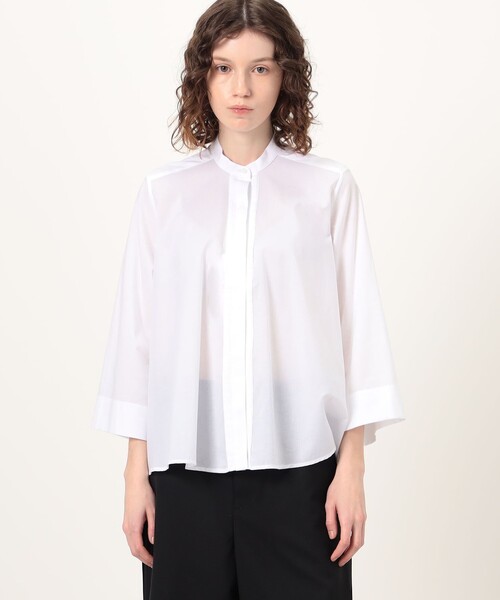 BOURRIENNE ParisX(ブリエンヌパリディス)の「BOURRIENNE VAPOREUSE コットンシャツ(シャツ/ブラウス・レディース・ホワイト・36)」の3枚目の写真
