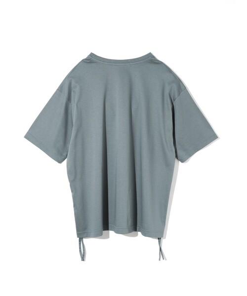 MIDIUMISOLID（ミディウミソリッド）の「MIDIUMISOLID for Ladies ドローストリングTシャツ（Tシャツ/カットソー・レディース・ブラック/グレー/オフホワイト・FREE）」の20枚目の写真