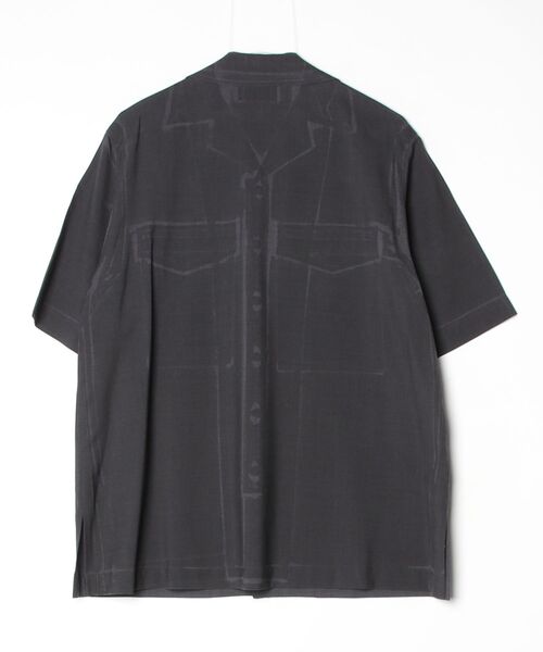 TAAKK(ターク)の「【TAAKK/ターク】別注 SAVANNA SHIRT(シャツ/ブラウス・メンズ・グレー/ブラック・3/2)」の3枚目の写真