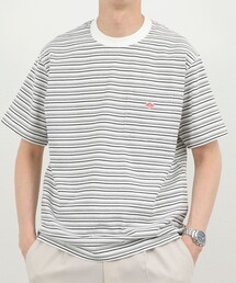DANTON | 【DANTON/ダントン】POCKET T-SHIRT STRIPE 26SS（DT-C0198 TCB STRIPE）(Tシャツ/カットソー)