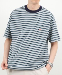DANTON(�_���g��)�́yDANTON/�_���g���zPOCKET T-SHIRT STRIPE 26SS�iDT-C0198 TCB STRIPE�j(T�V���c/�J�b�g�\�[)