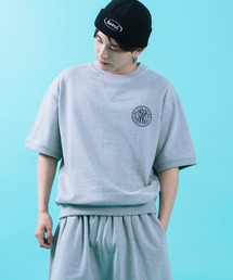 SIDEWAY STANCE（サイドウェイスタンス）の「【SIDEWAY STANCE】裏毛 ライトスウェット 半袖Tシャツ（スウェット）」
