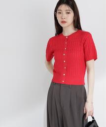 PROPORTION BODY DRESSING | <a>シルク混サマーケーブル / 1216176402(ニット/セーター)