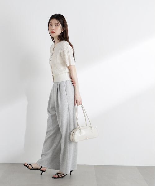 PROPORTION BODY DRESSING(プロポーションボディドレッシング)の「<a>シルク混サマーケーブル / 1216176402(ニット/セーター・レディース・オフホワイト/レッド/ピンク/ネイビー/イエロー・FREE)」の9枚目の写真
