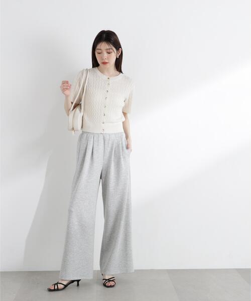PROPORTION BODY DRESSING(プロポーションボディドレッシング)の「<a>シルク混サマーケーブル / 1216176402(ニット/セーター・レディース・オフホワイト/レッド/ピンク/ネイビー/イエロー・FREE)」の10枚目の写真