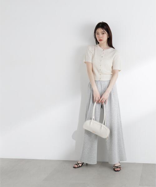 PROPORTION BODY DRESSING(プロポーションボディドレッシング)の「<a>シルク混サマーケーブル / 1216176402(ニット/セーター・レディース・オフホワイト/レッド/ピンク/ネイビー/イエロー・FREE)」の9枚目の写真