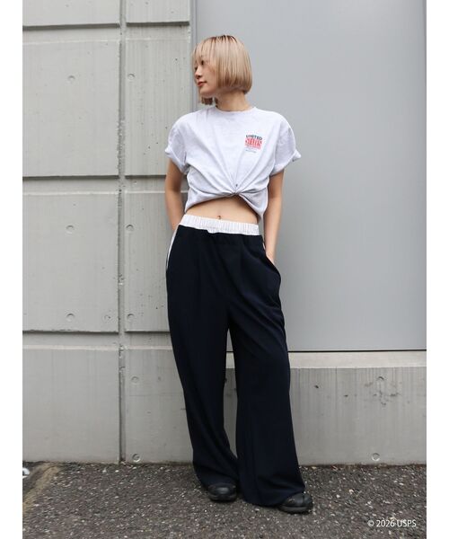 Ungrid(アングリッド)の「USPS別注バック ロゴTee(Tシャツ/カットソー・レディース・ライトグレー/オフホワイト・FREE)」の22枚目の写真