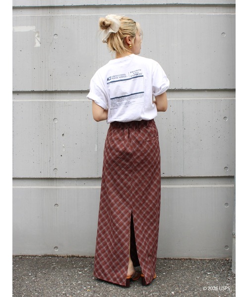 Ungrid(アングリッド)の「USPS別注バック ロゴTee(Tシャツ/カットソー・レディース・ライトグレー/オフホワイト・FREE)」の15枚目の写真
