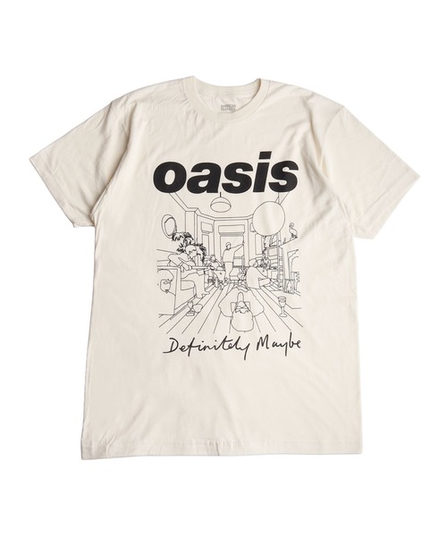 WESTSEA(ウエストシー)の「oasis バンドフォト & ロゴプリント ヴィンテージライク 半袖Tシャツ(Tシャツ/カットソー・メンズ・ブラック系その他/イエロー/ブラック/ホワイト系その他/ホワイト・M/L/XL)」の10枚目の写真