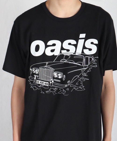 WESTSEA(ウエストシー)の「oasis バンドフォト & ロゴプリント ヴィンテージライク 半袖Tシャツ(Tシャツ/カットソー・メンズ・ブラック系その他/イエロー/ブラック/ホワイト系その他/ホワイト・M/L/XL)」の8枚目の写真