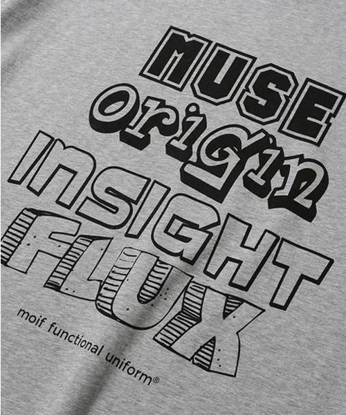 MOIF（モイフ）の「[SS26] ACROSTIC POEM H/S TEE / HEATHER GRAY（Tシャツ/カットソー・メンズ・その他・1(S)/2(M)/3(L)）」の5枚目の写真
