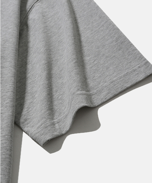 MOIF（モイフ）の「[SS26] ACROSTIC POEM H/S TEE / HEATHER GRAY（Tシャツ/カットソー・メンズ・その他・1(S)/2(M)/3(L)）」の6枚目の写真