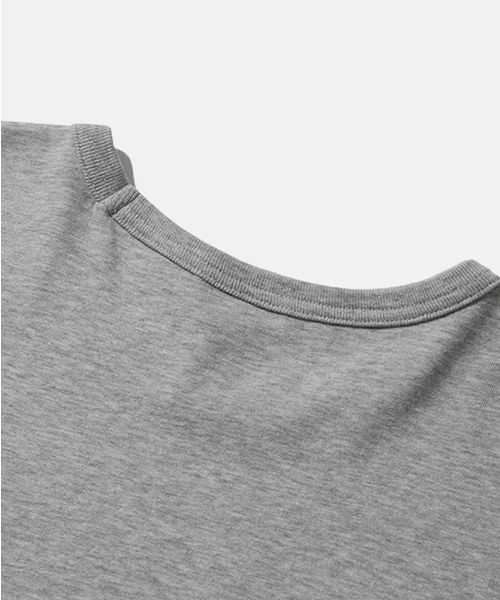 MOIF（モイフ）の「[SS26] ACROSTIC POEM H/S TEE / HEATHER GRAY（Tシャツ/カットソー・メンズ・その他・1(S)/2(M)/3(L)）」の8枚目の写真