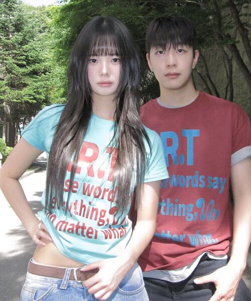 VENHIT（ベンヒット）の「MRTレタリングクールコットン半袖Tシャツ（Tシャツ/カットソー・レディース・ブラック/ホワイト/バーガンディー・SMALL/MEDIUM/LARGE/X-LARGE）」の6枚目の写真